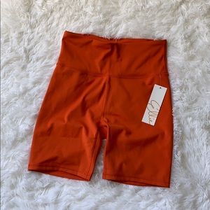 Ellie orange biker short